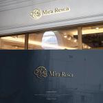 onesize fit’s all ()さんの新規　美容室　「Mira Resca」　のロゴ　への提案