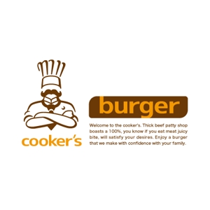 neomasu (neomasu)さんの「cooker's  ニューコッカーズバーガー」のロゴ作成への提案