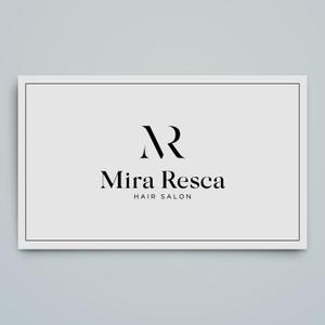 haru_Design (haru_Design)さんの新規　美容室　「Mira Resca」　のロゴ　への提案