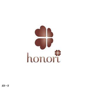 さんの「honori」のロゴ作成への提案