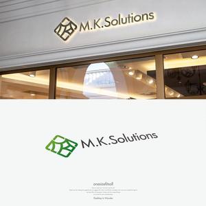 onesize fit’s all (onesizefitsall)さんの産業医活動・健康管理業務「M.K.Solutions株式会社」のロゴマークデザインへの提案