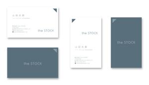 Mazdylr (Mazdylr)さんの投資顧問会社「株式会社 the STOCK」の名刺デザインへの提案
