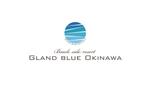 aki owada (bowie)さんの海沿い宿泊施設「Gland blueOkinawa」のロゴ作成への提案