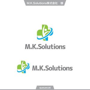 queuecat (queuecat)さんの産業医活動・健康管理業務「M.K.Solutions株式会社」のロゴマークデザインへの提案