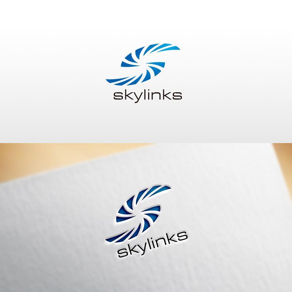薬局、農業、IT、飲食業の 「skylinks」ロゴ