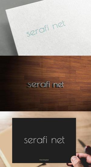 athenaabyz ()さんのネットショップサイト「serafi net」のロゴへの提案