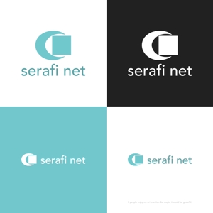 themisably ()さんのネットショップサイト「serafi net」のロゴへの提案