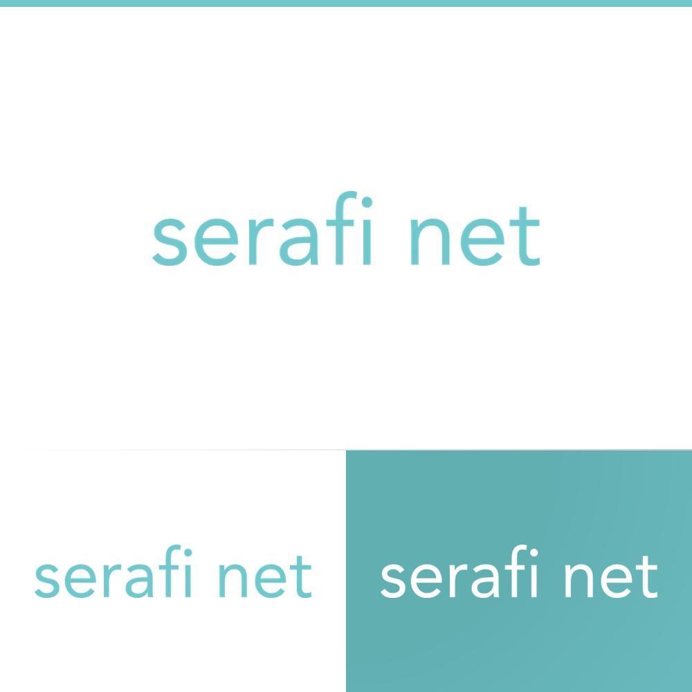 ネットショップサイト「serafi net」のロゴ