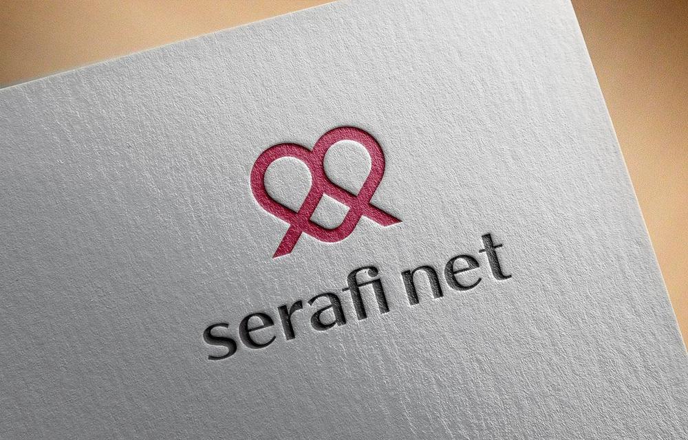 ネットショップサイト「serafi net」のロゴ