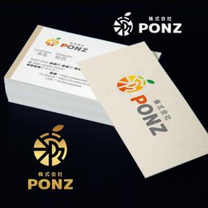 KOZ-DESIGN (saki8)さんの飲食店経営　株式会社PONZ の会社ロゴデザインへの提案