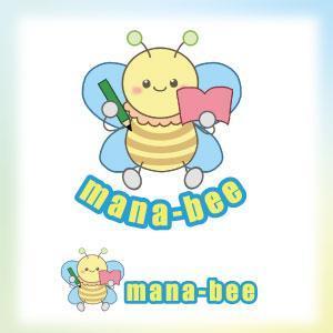 オーモリ (oh_mori)さんの学習塾「ｍａｎａ－ｂｅｅ」のロゴへの提案