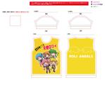 青猫 (yamaneko_blue)さんの弊社オリジナル・キャラクター　Tシャツデザインへの提案