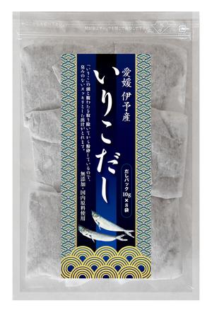 奥田勝久 (GONBEI)さんのいりこだしのラベルデザインへの提案