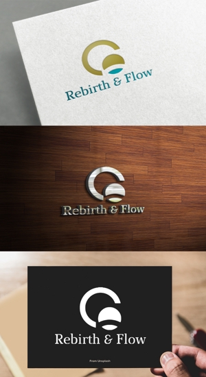 athenaabyz ()さんのコンサルティング会社「Rebirth&Flow」のロゴ　への提案