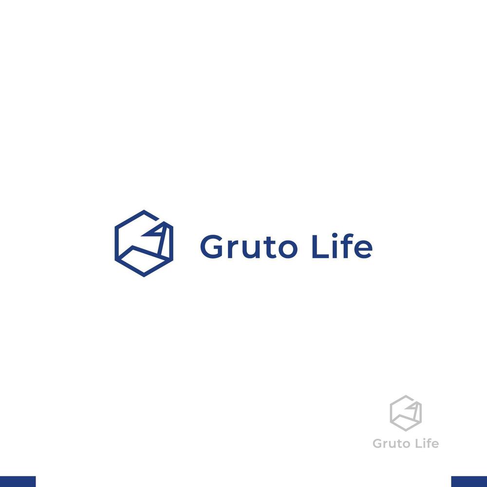 医療と健康（ヘルスケア）サービスを提供する「Gruto Life」のロゴ