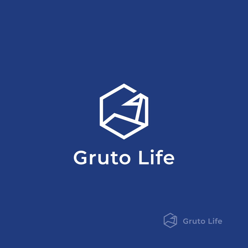 医療と健康（ヘルスケア）サービスを提供する「Gruto Life」のロゴ