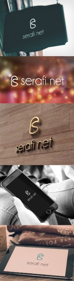 k_31 (katsu31)さんのネットショップサイト「serafi net」のロゴへの提案