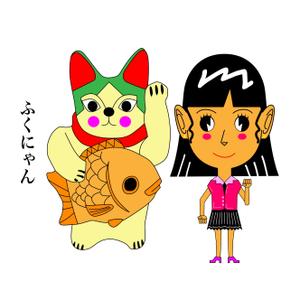 やっちろ (yacchiro)さんの人形焼き店・招き猫のキャラクター製作への提案