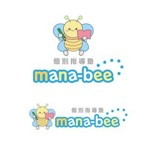 emdo (emdo)さんの学習塾「ｍａｎａ－ｂｅｅ」のロゴへの提案