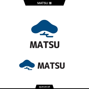 queuecat (queuecat)さんの株式会社MATSUのロゴへの提案