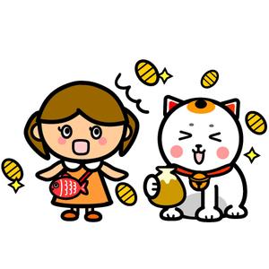 Jelly (Jelly)さんの人形焼き店・招き猫のキャラクター製作への提案