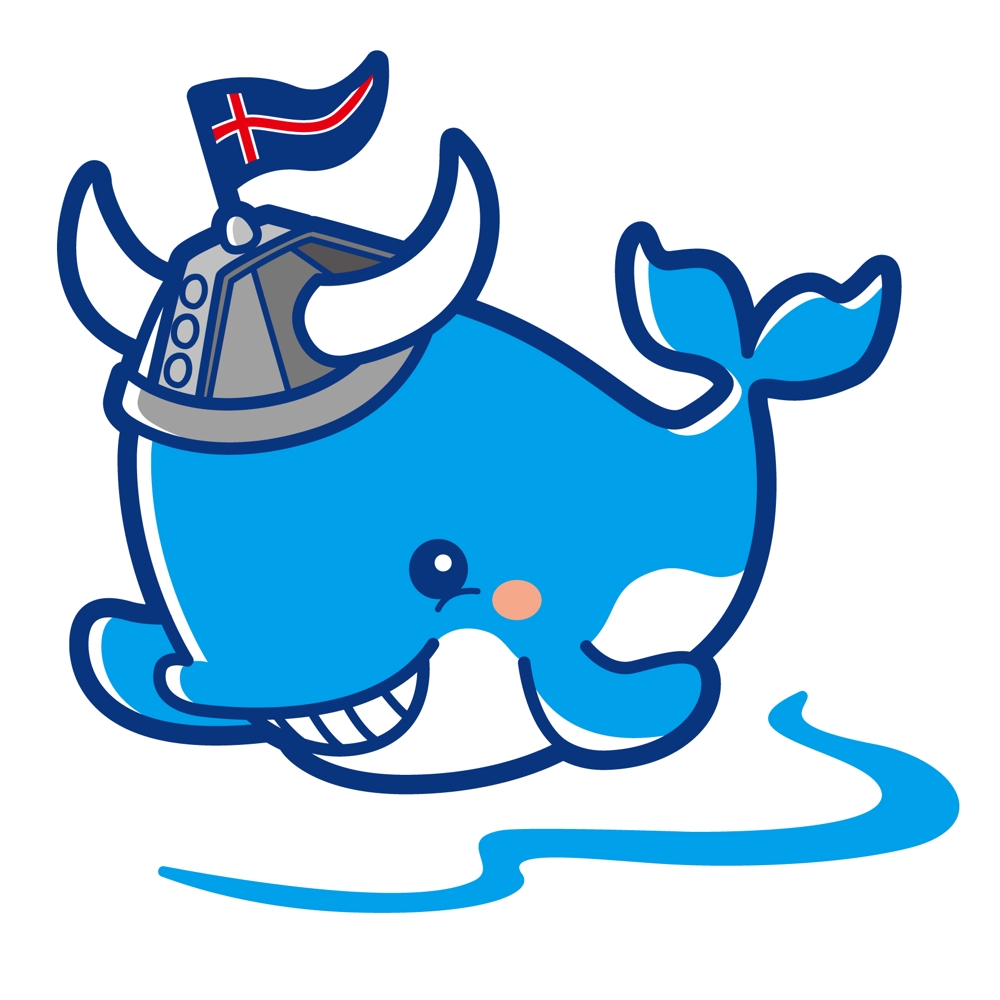 アイスランドとクジラをイメージしたキャラクター.jpg