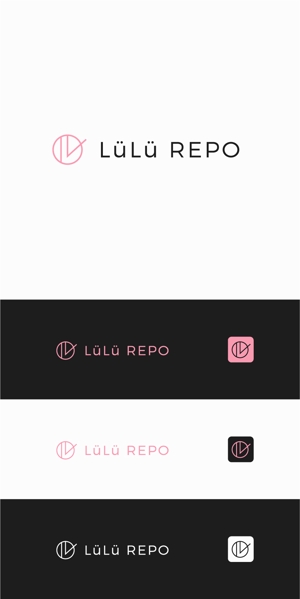 designdesign (designdesign)さんの新規メディア『LüLü REPO（ルルレポ）』のロゴ作成への提案