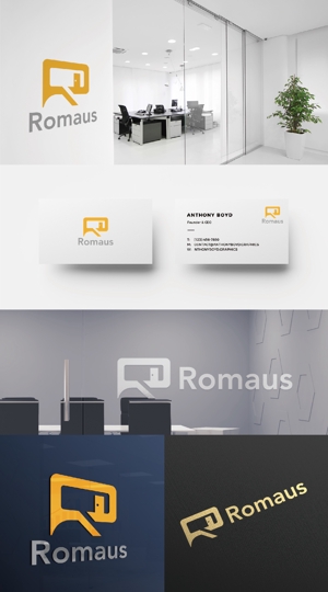 Uranus design (ZELL)さんの株式会社Romaus　不動産業のロゴへの提案