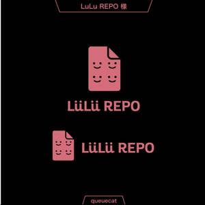 queuecat (queuecat)さんの新規メディア『LüLü REPO（ルルレポ）』のロゴ作成への提案