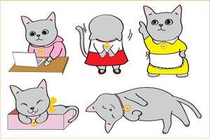 29cats (ccomengyi)さんの★障害者介護の会社★かわいい★企業キャラクター★ネコ★女子ウケ★への提案