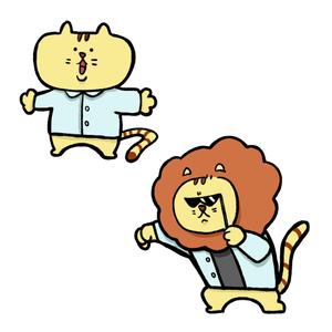 ももひき (momo_04)さんのライオンにあこがれるネコのキャラクターデザインへの提案