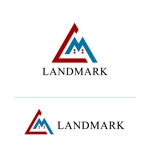 alphatone (alphatone)さんの不動産会社「株式会社ランドマーク」のロゴへの提案