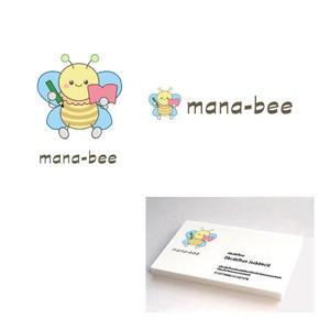 marukei (marukei)さんの学習塾「ｍａｎａ－ｂｅｅ」のロゴへの提案