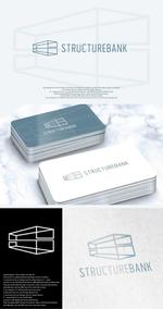 take5-design (take5-design)さんの建築構造設計事務所が立ち上げるクラウドサービス「STRUCTUREBANK」のロゴへの提案