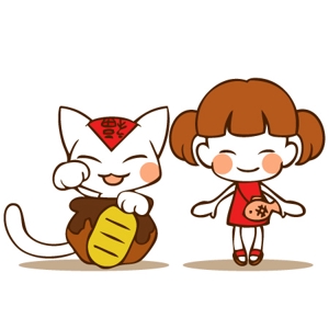 shi-maさんの人形焼き店・招き猫のキャラクター製作への提案