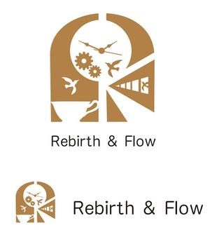 田中　威 (dd51)さんのコンサルティング会社「Rebirth&Flow」のロゴ　への提案