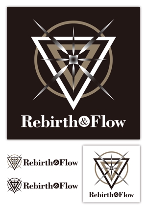 スイーズ (Seize)さんのコンサルティング会社「Rebirth&Flow」のロゴ　への提案