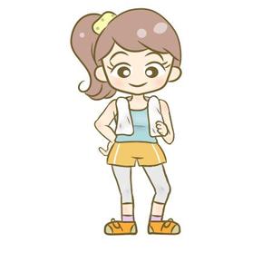 kome777さんのスポーツのノウハウをシェアするサイトの女の子のキャラクターへの提案