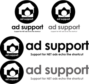 中津留　正倫 (cpo_mn)さんの不動産物件撮影代行「ad support」のロゴ作成への提案