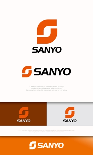 魔法スタジオ (mahou-phot)さんの建設業、 株式会社三陽(SANYO)のロゴへの提案