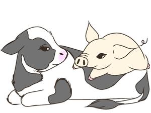 beloboo (beloboo228)さんの豚、牛のイラストへの提案