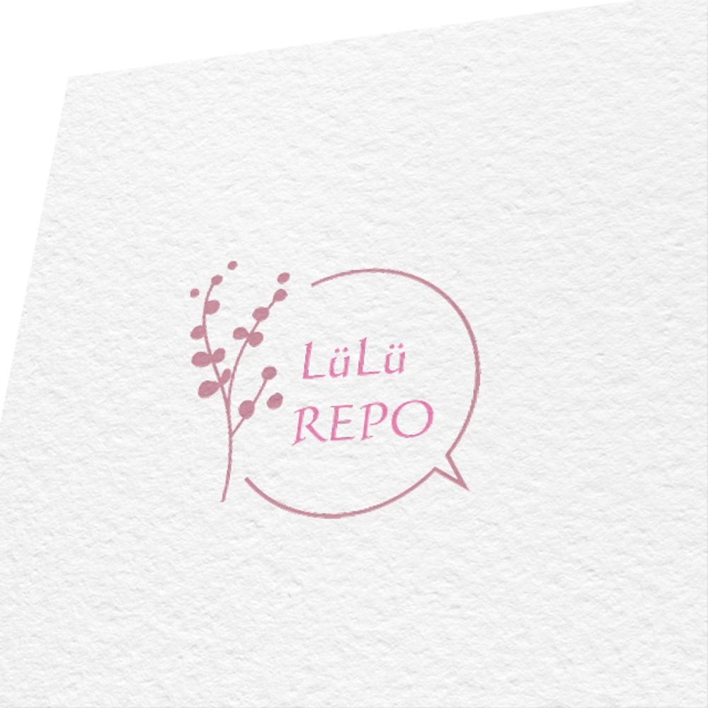 新規メディア『LüLü REPO（ルルレポ）』のロゴ作成