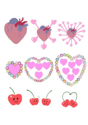 . ()さんのハートのイラストへの提案