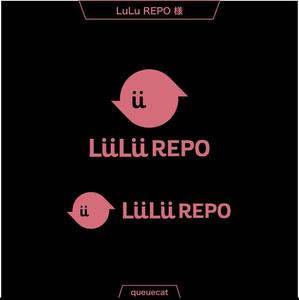 queuecat (queuecat)さんの新規メディア『LüLü REPO（ルルレポ）』のロゴ作成への提案