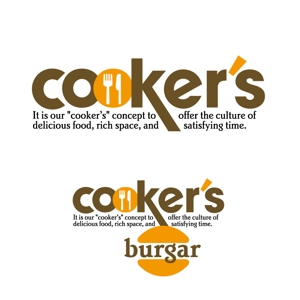 Nabo5328さんの「cooker's  ニューコッカーズバーガー」のロゴ作成への提案