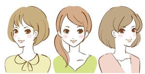 na_tsuさんの30代後半からの化粧品通販サイトのお客様の声の女性イラストへの提案