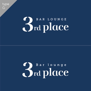 maharo77 (maharo77)さんの店舗「Bar lounge 3rd place」のロゴへの提案