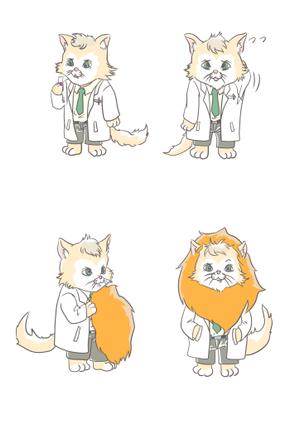 . ()さんのライオンにあこがれるネコのキャラクターデザインへの提案