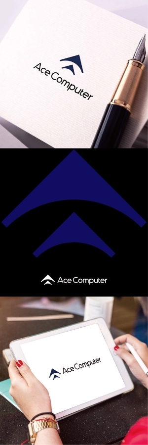 chpt.z (chapterzen)さんのパソコンメーカー【株式会社エースコンピュータ】のロゴへの提案