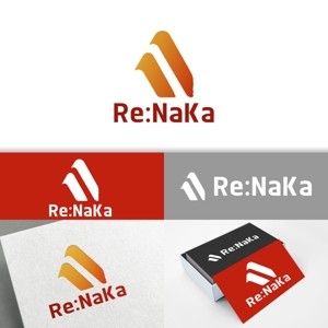 minervaabbe ()さんのリフォーム会社『Re:Naka』の名刺やHPのロゴをお願いします。への提案